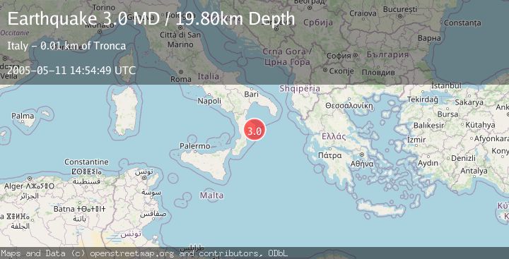 Map of SOUTHERN ITALY