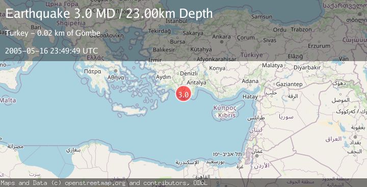 Map of WESTERN TURKEY