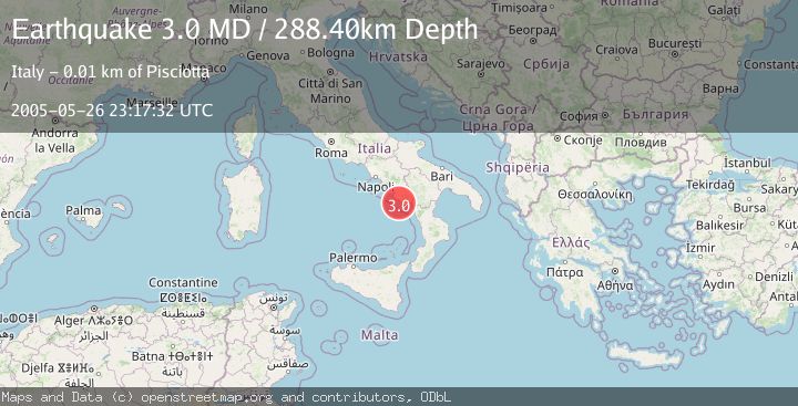 Map of SOUTHERN ITALY