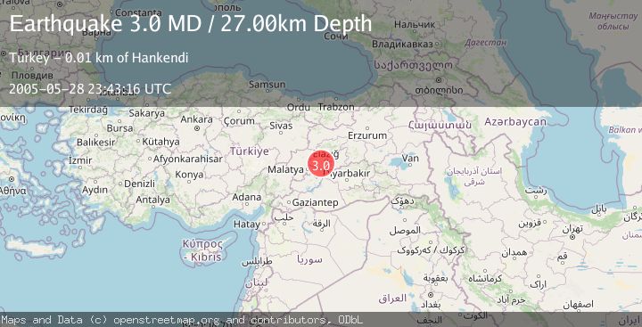 Map of EASTERN TURKEY