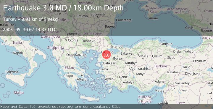 Map of WESTERN TURKEY