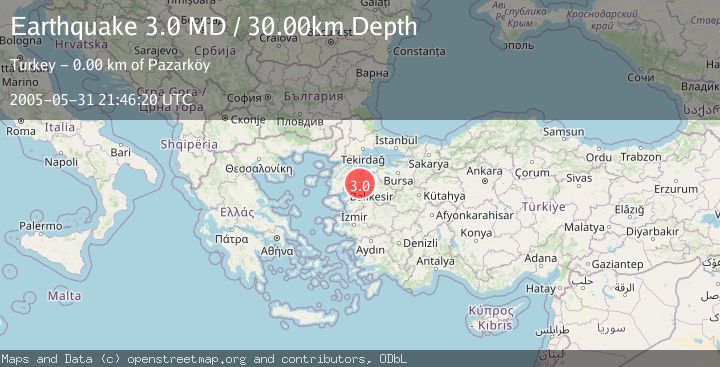 Map of WESTERN TURKEY