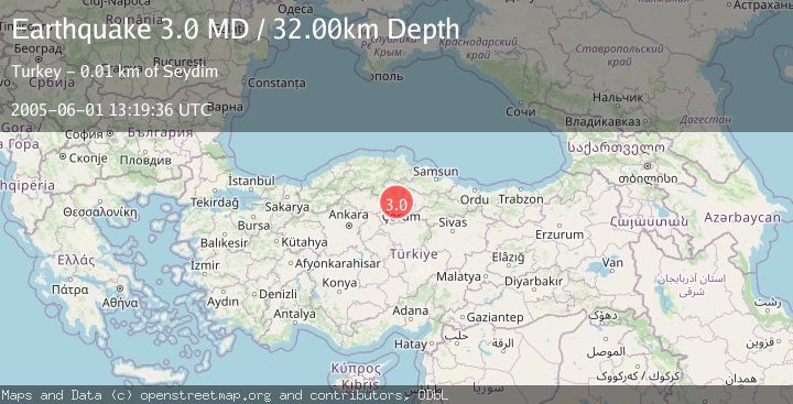 Map of CENTRAL TURKEY