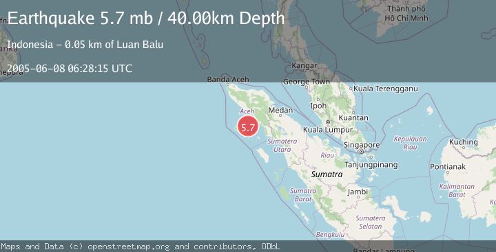 Map of SIMEULUE, INDONESIA