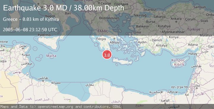 Map of SOUTHERN GREECE