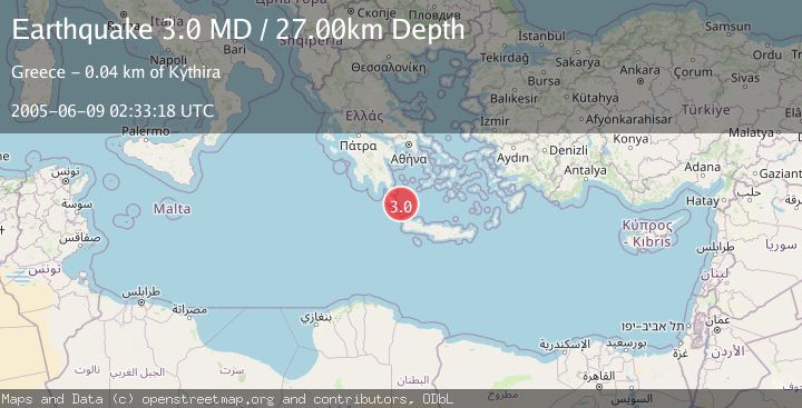Map of SOUTHERN GREECE