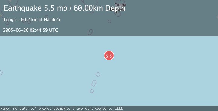 Map of SOUTH OF FIJI ISLANDS