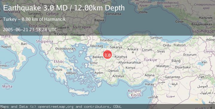 Map of WESTERN TURKEY