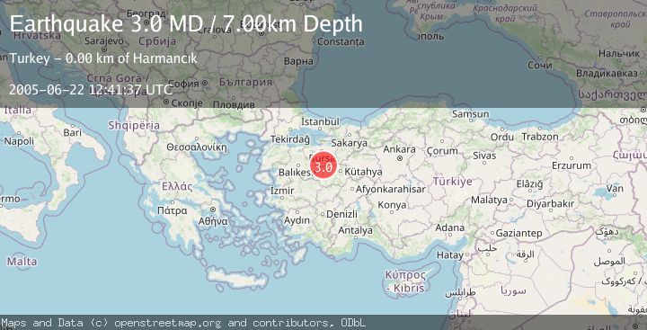 Map of WESTERN TURKEY
