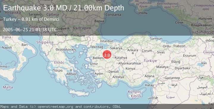 Map of WESTERN TURKEY