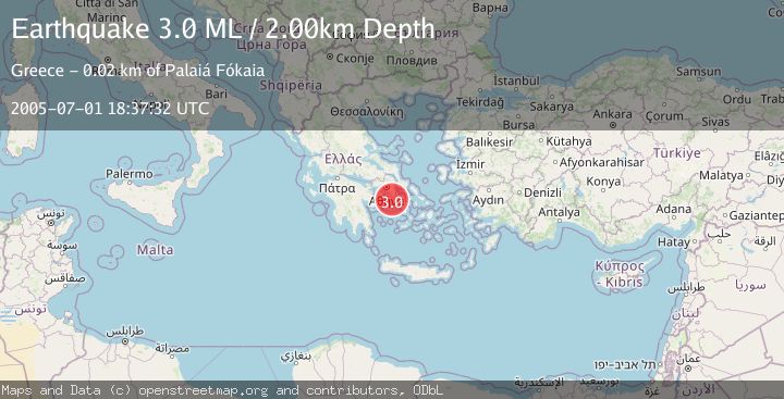 Map of SOUTHERN GREECE