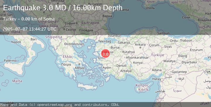 Map of WESTERN TURKEY