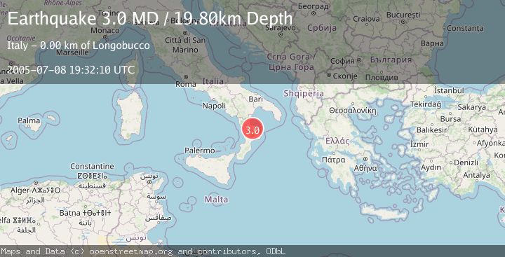 Map of SOUTHERN ITALY