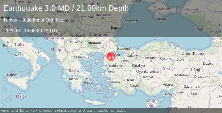 Map of WESTERN TURKEY