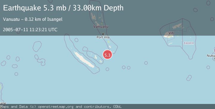 Map of LOYALTY ISLANDS