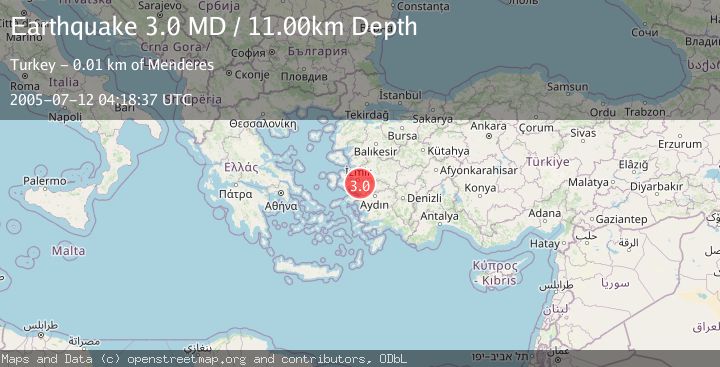 Map of WESTERN TURKEY