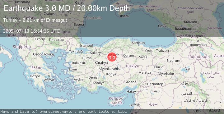 Map of CENTRAL TURKEY