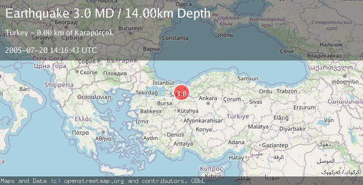 Map of WESTERN TURKEY