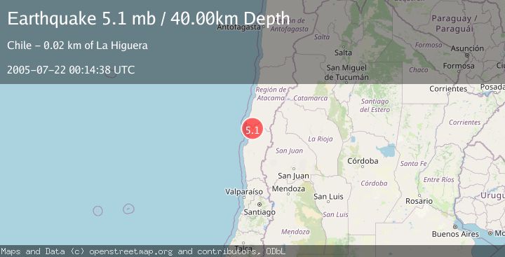 Map of COQUIMBO, CHILE