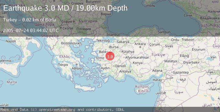 Map of WESTERN TURKEY