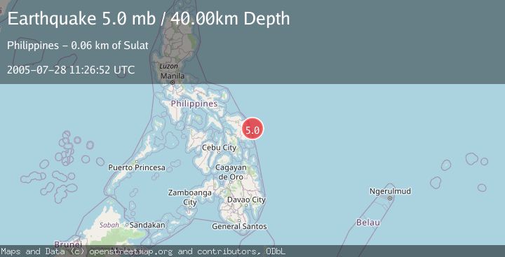 Map of PHILIPPINE ISLANDS REGION