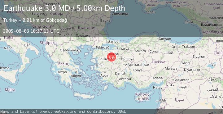 Map of WESTERN TURKEY