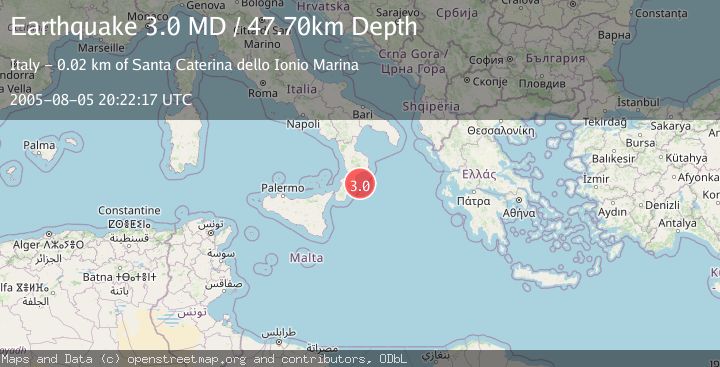 Map of SOUTHERN ITALY