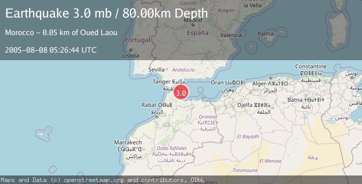 Map of STRAIT OF GIBRALTAR