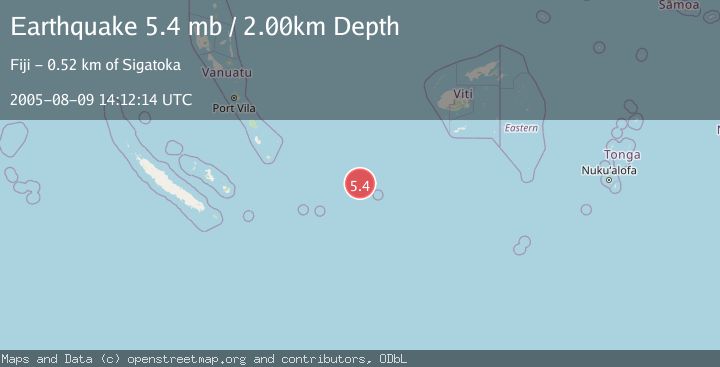 Map of VANUATU REGION