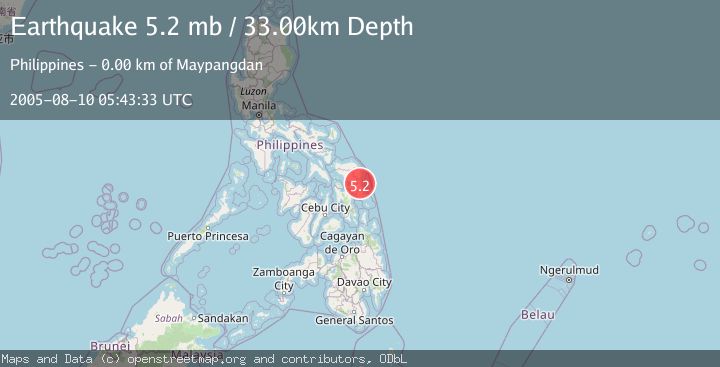 Map of SAMAR, PHILIPPINES