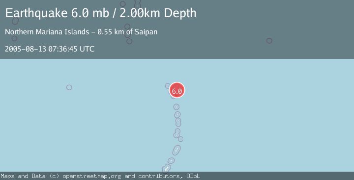 Map of MAUG ISLANDS REG, N. MARIANA IS.