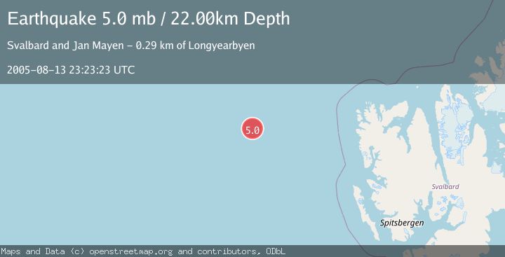 Map of GREENLAND SEA