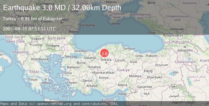 Map of CENTRAL TURKEY