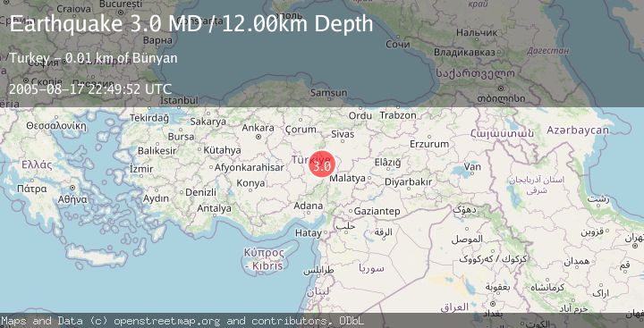 Map of CENTRAL TURKEY