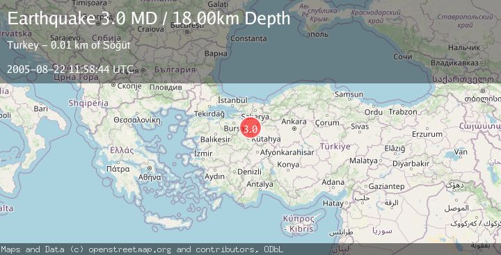 Map of WESTERN TURKEY