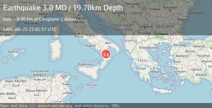 Map of SOUTHERN ITALY