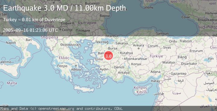 Map of WESTERN TURKEY