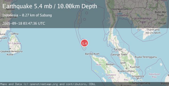 Map of NICOBAR ISLANDS, INDIA REGION
