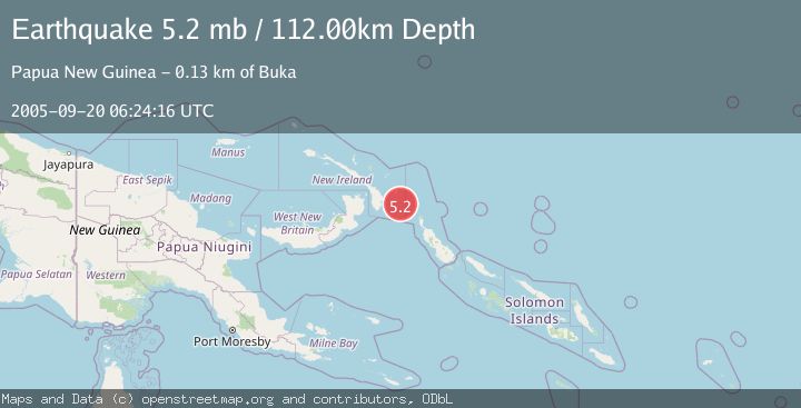 Map of NEW IRELAND REGION, P.N.G.