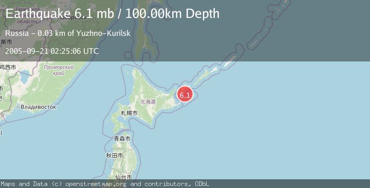 Map of KURIL ISLANDS