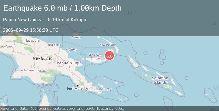 Map of NEW BRITAIN REGION, P.N.G.