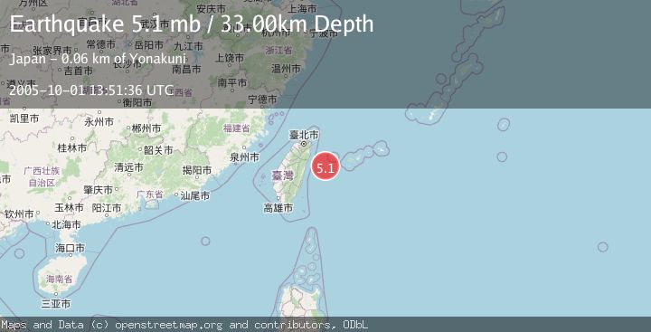 Map of TAIWAN REGION