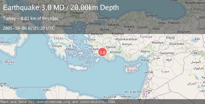 Map of WESTERN TURKEY
