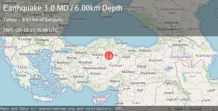 Map of CENTRAL TURKEY