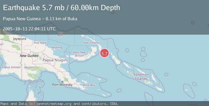 Map of NEW IRELAND REGION, P.N.G.