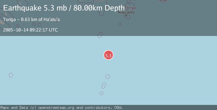 Map of SOUTH OF FIJI ISLANDS