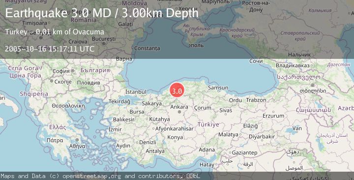 Map of CENTRAL TURKEY