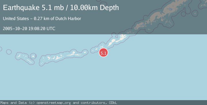Map of FOX ISLANDS, ALEUTIAN ISLANDS