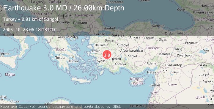 Map of WESTERN TURKEY
