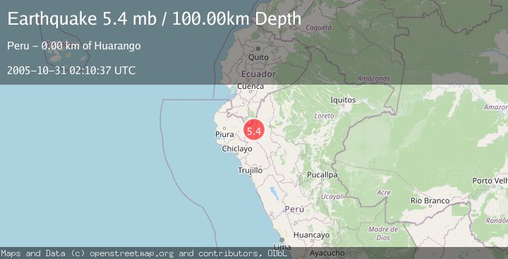 Map of NORTHERN PERU